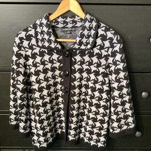 Classic black and grey jacket sweater